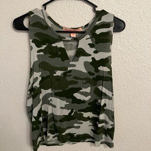 Cute Camo Crop Top